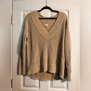 Aerie Oversized V Neck Sweater